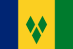 Vlag St. Vincent & the Grenadines - 100x150cm Spun-Poly